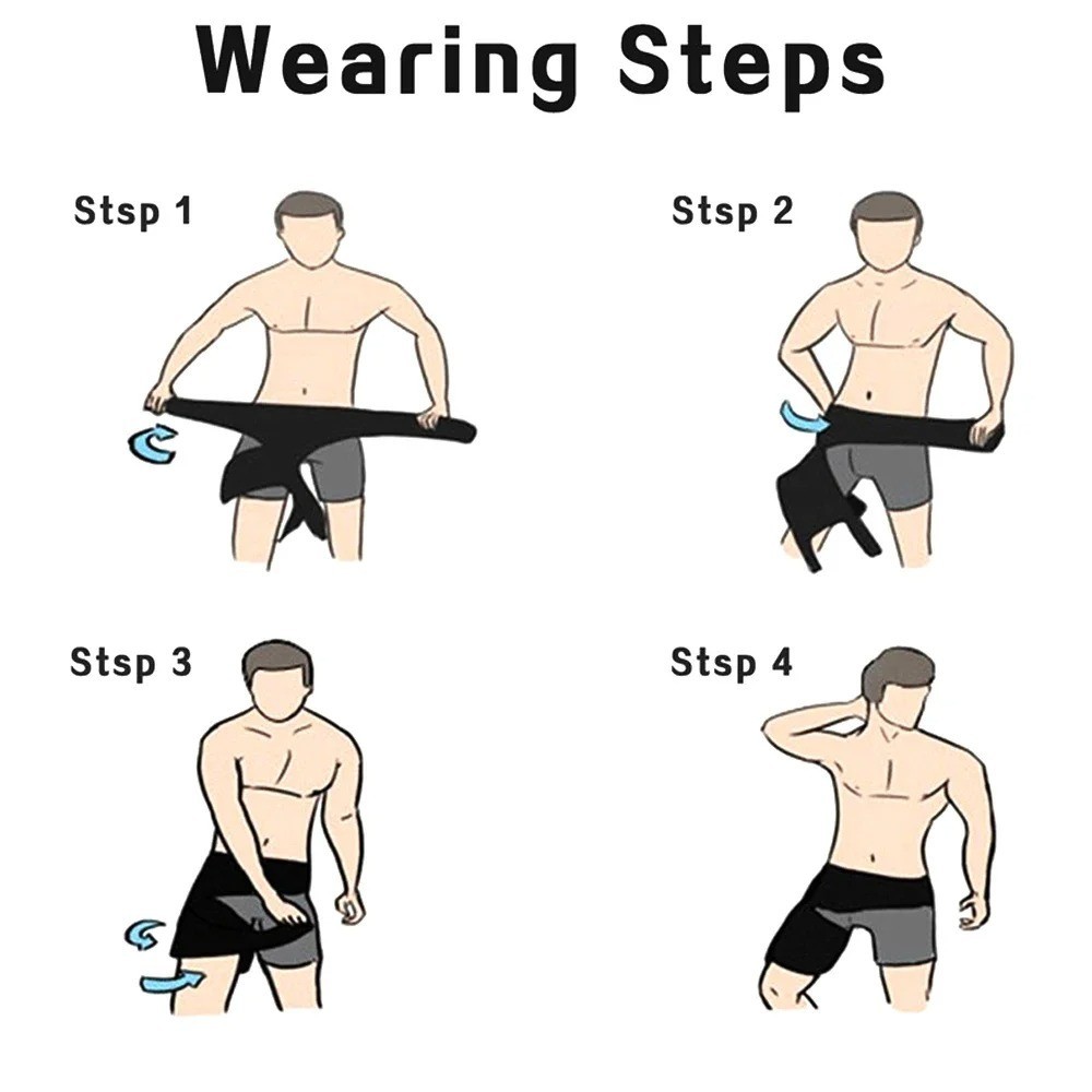 Hip Brace Compression Groin Support Wrap for Sciatica Pain Relief Thigh Recovery