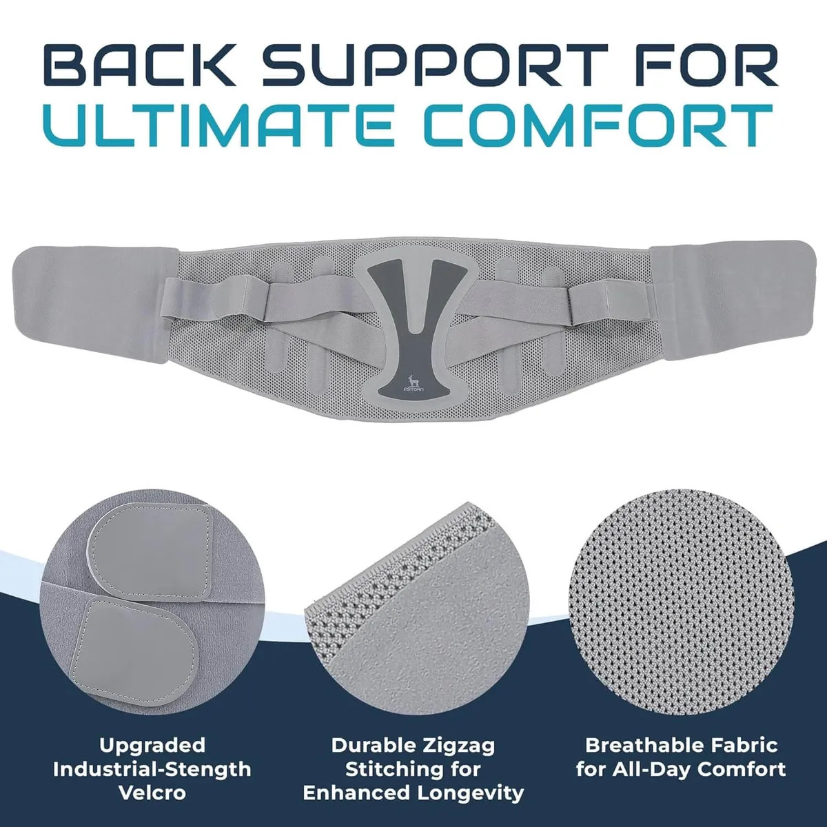 Back Brace for Lower Back Pain Relief from Sciatica, Herniated Disc, Scoliosis..