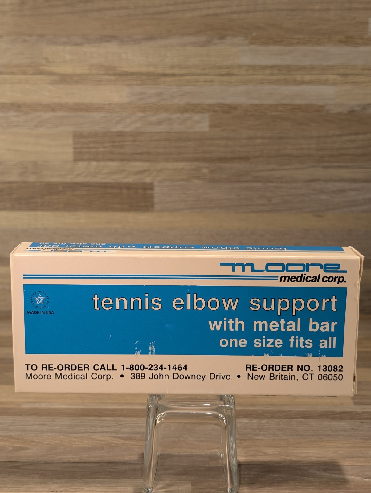 Vintage NOS Moore Medical TENNIS elbow Support Band- brand New In The Box
