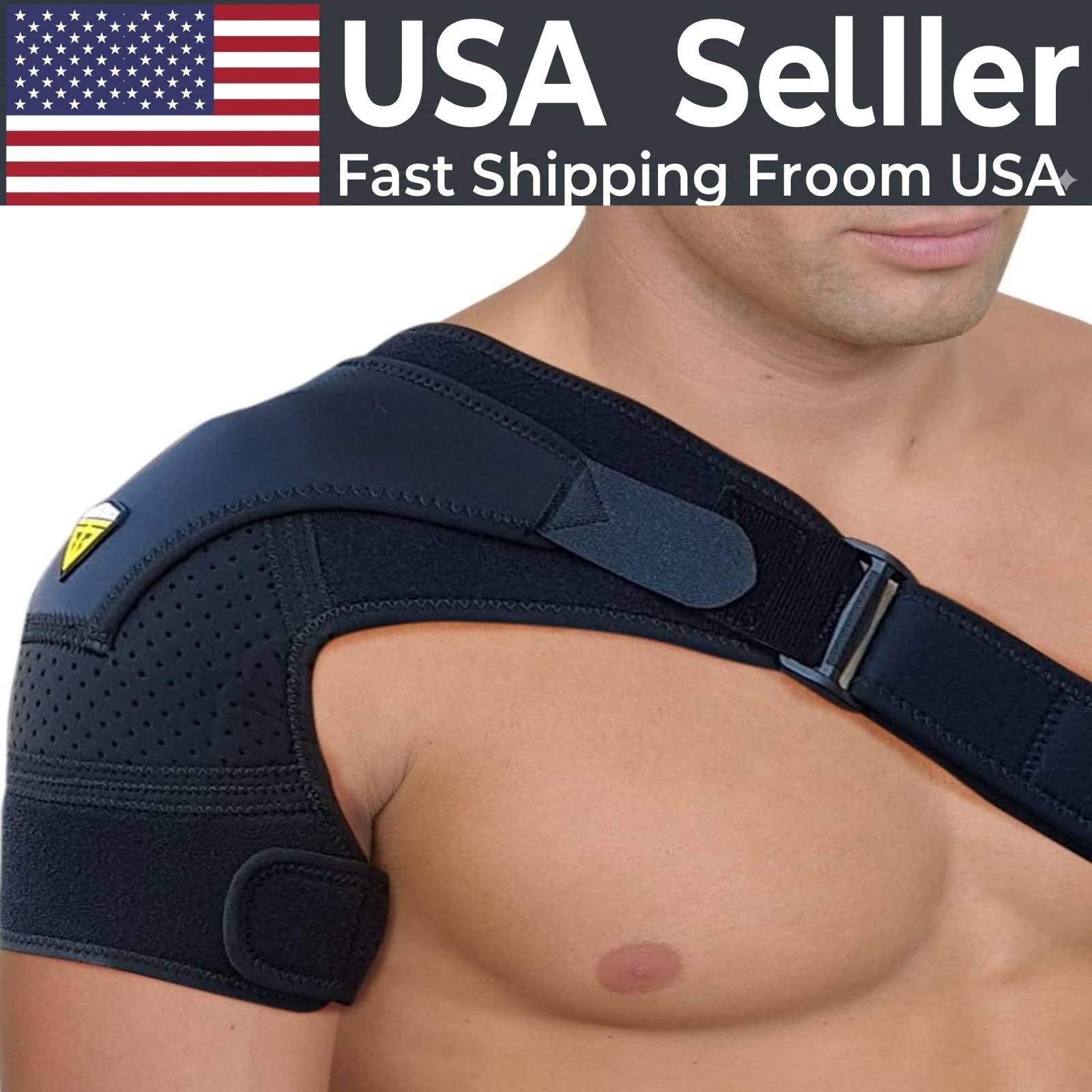 FIGHTECH Shoulder Brace for Torn Rotator Cuff for Men and Women – L/XL