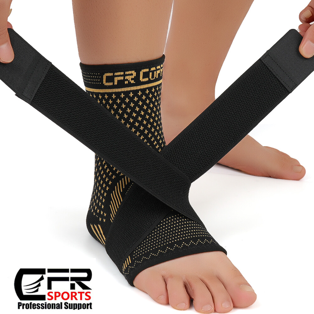 Ankle Brace Support Compression Sleeve Plantar Fasciitis Pain Relief -Foot Wrap