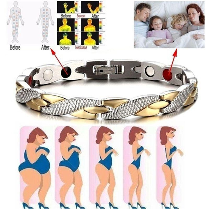Healthy Bio Magnetic Bracelets for Women Men Therapy Bracelet Pain Relief