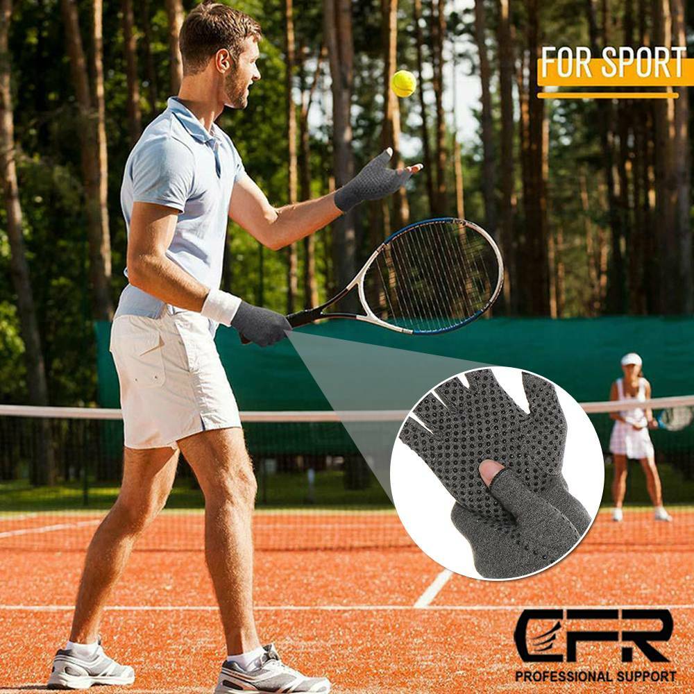 CFR Arthritis Compression Gloves Hand Half Finger Support Joint PainRelief Golf