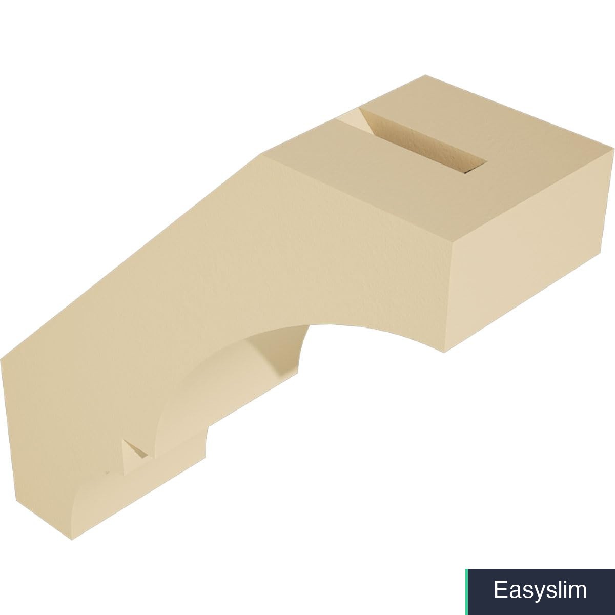 Urethane Architectural Knee Brace 3.5 x 10 x 10 Inches Primed Tan