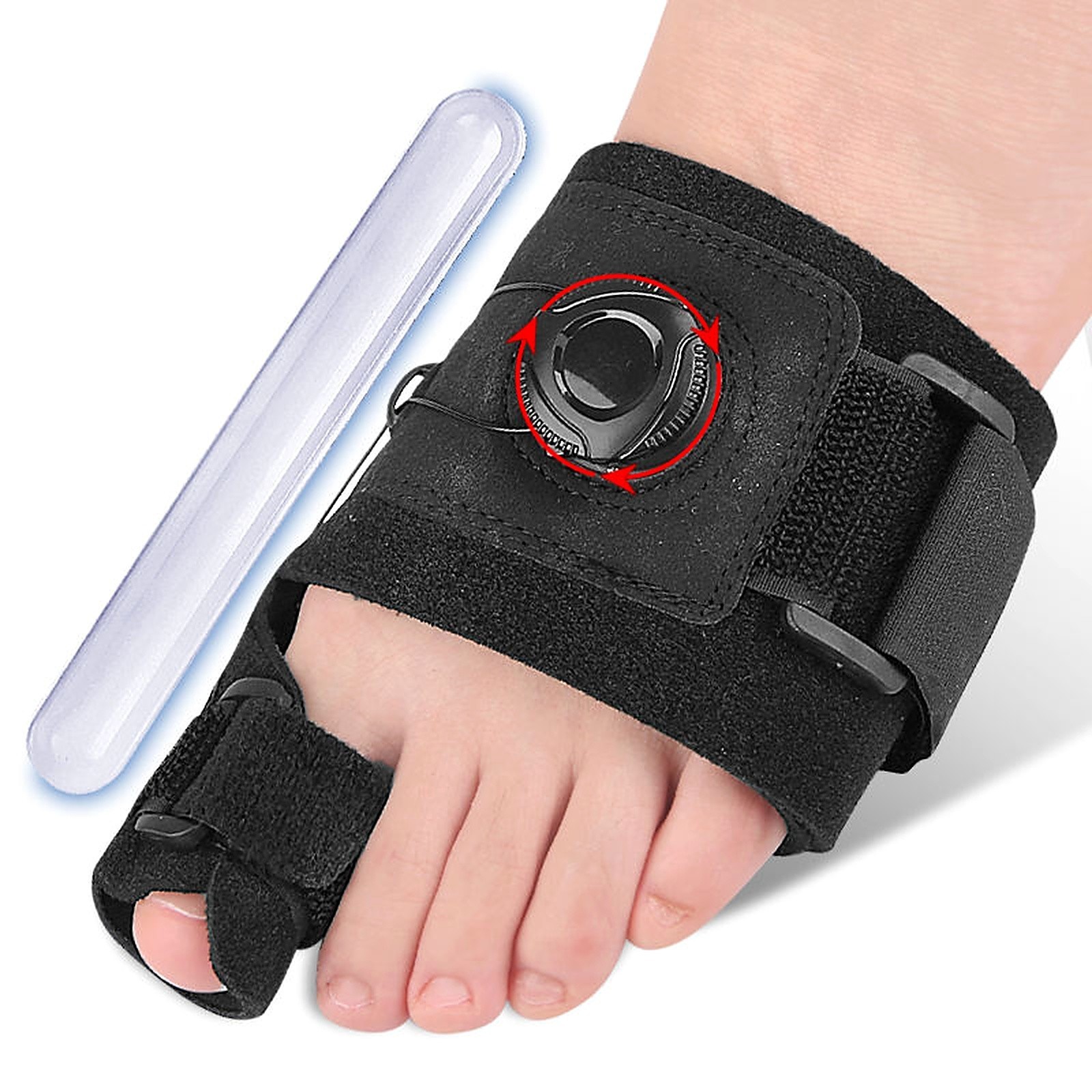 Adjustable Bunion Corrector Big Toe Straightener Splint Brace Hallux Valgus Knob