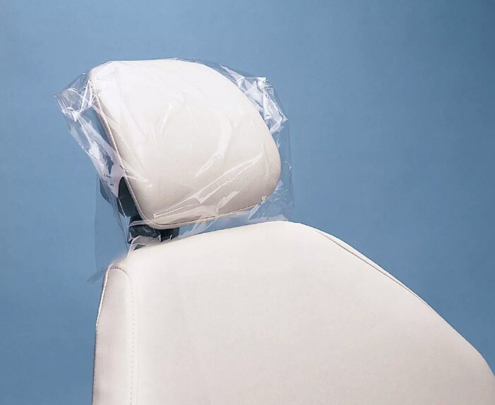 Pac-Dent Headrest Barrier Covers – 11” x 9-1/2” (Pkg. 250) New