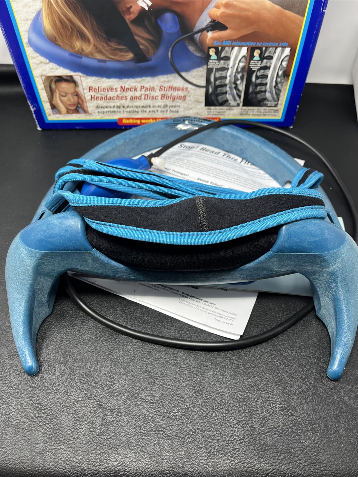 Posture Pump 1000 Neck Disk Hydrator Tested Therapy Pain Relief Headaches