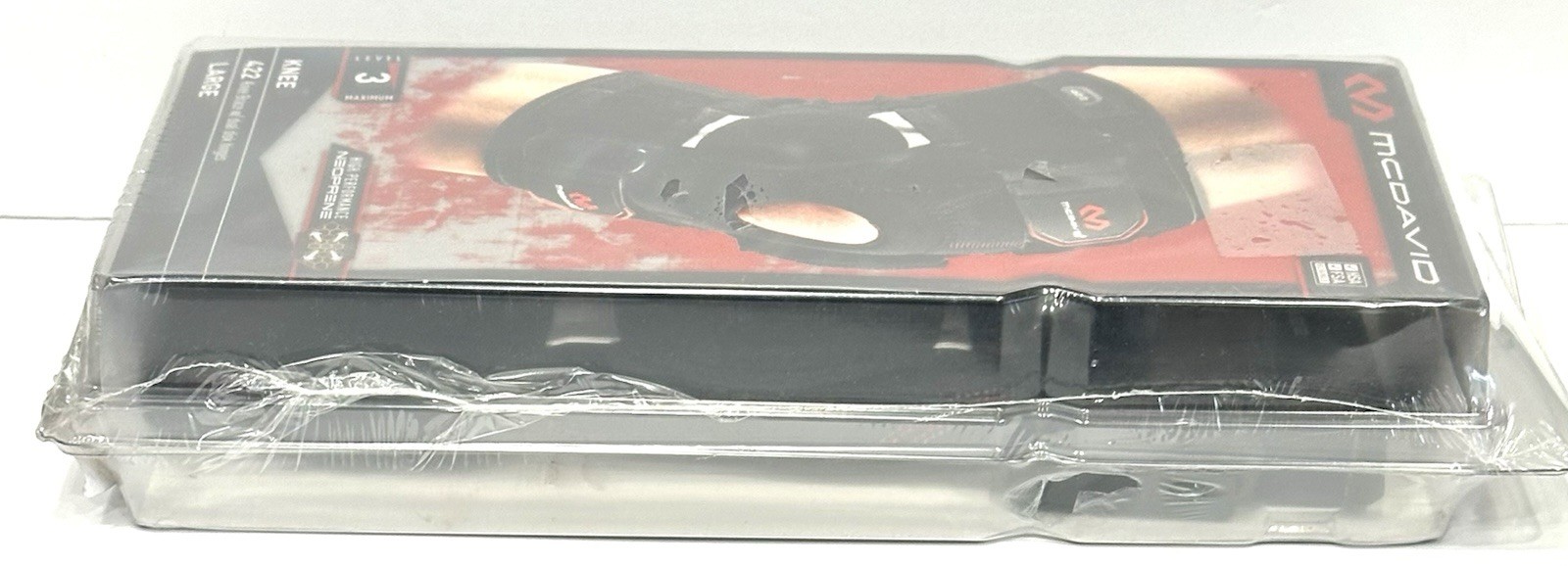 McDavid 422 Hinged Knee Brace w/ Hinges for Men & Women, Level 3, Black, (LARGE)