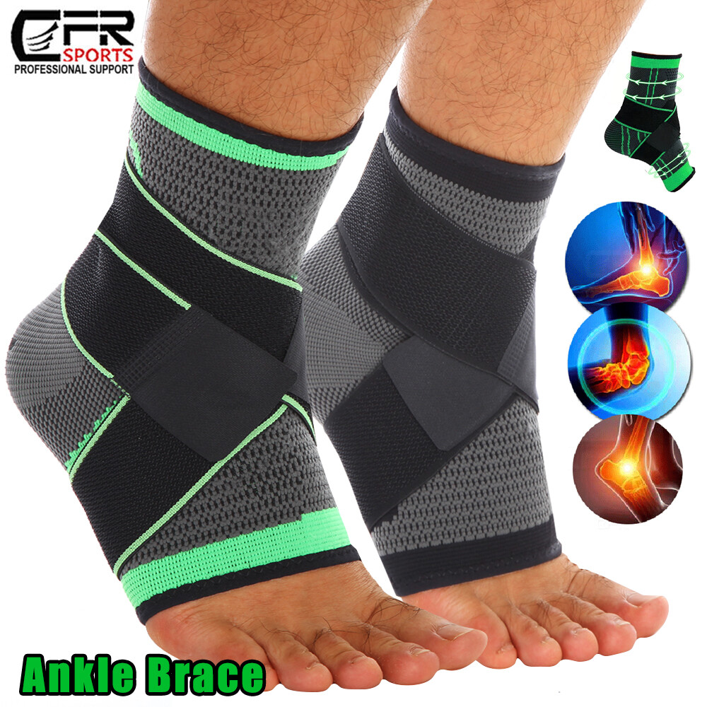 Adjustable Ankle Support Compression Strap Achilles Tendon Brace Sprain Sports