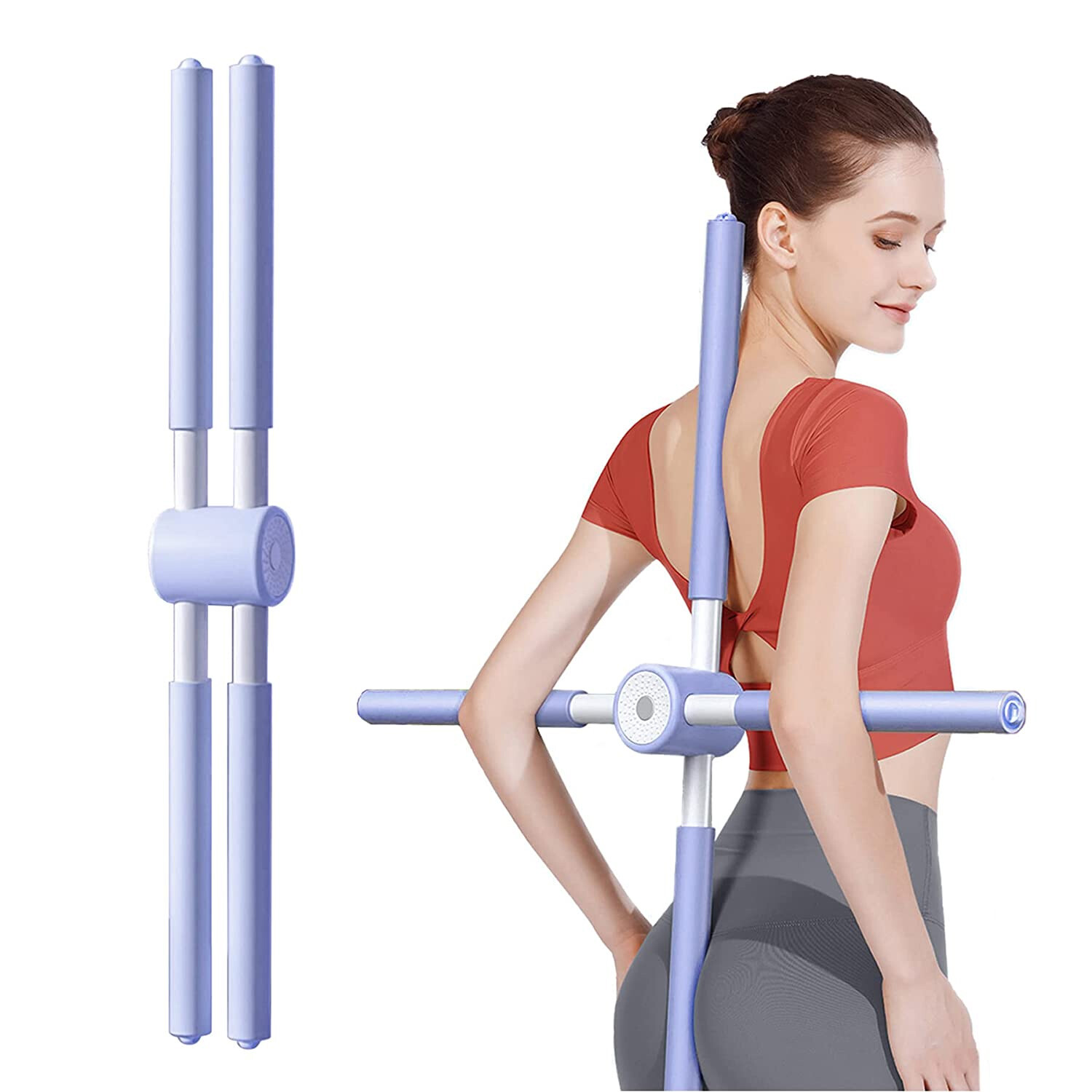 Posture Corrector Yoga Sticks Upper Back Brace Prevent Humpback For Adult & Kid