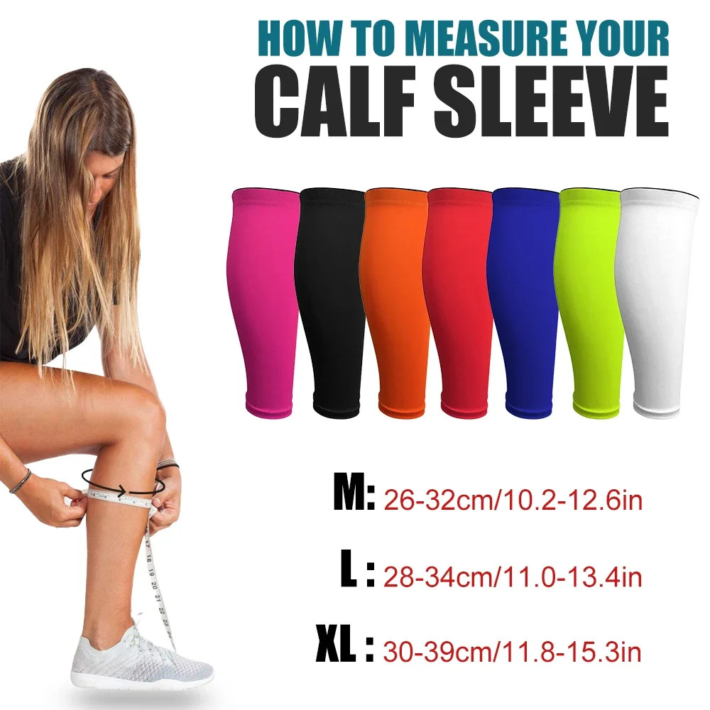 1Pcs Sport Calf Compression Sleeves Shin Splint Support Guard Leg Protection Soc