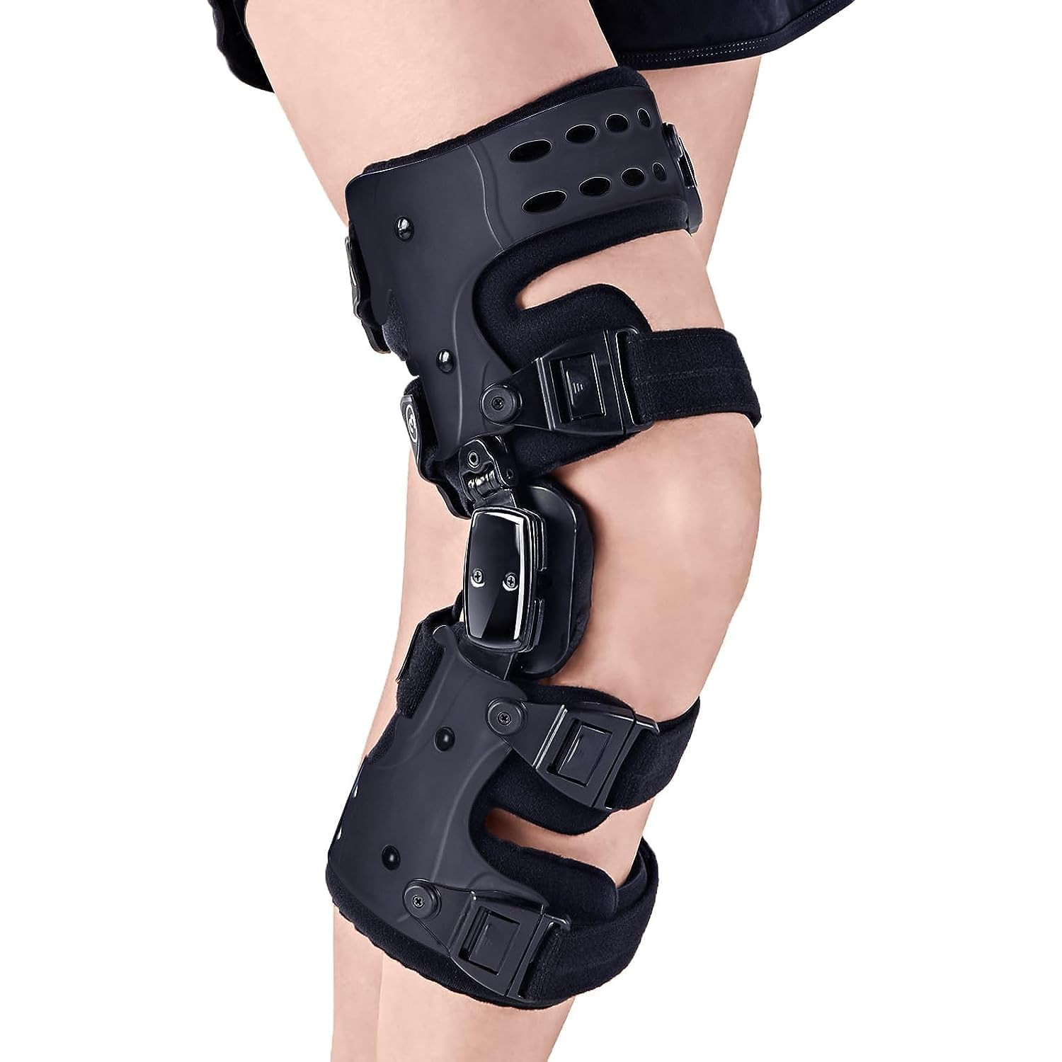 OA Unloader Knee Brace for Osteoarthritis & Joint Pain Relief – Right Black