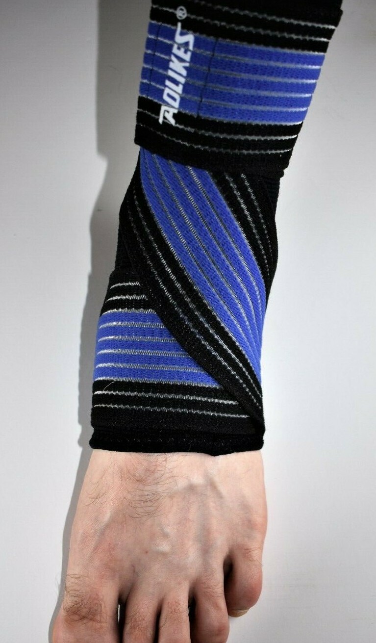 1 Pair (L+R) Aolikes Ankle Strap Support With Compression. Wrap Sports Protector