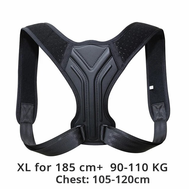 Posture Corrector Back Support Body Brace Wellness Lumbar Shoulder Support Belt