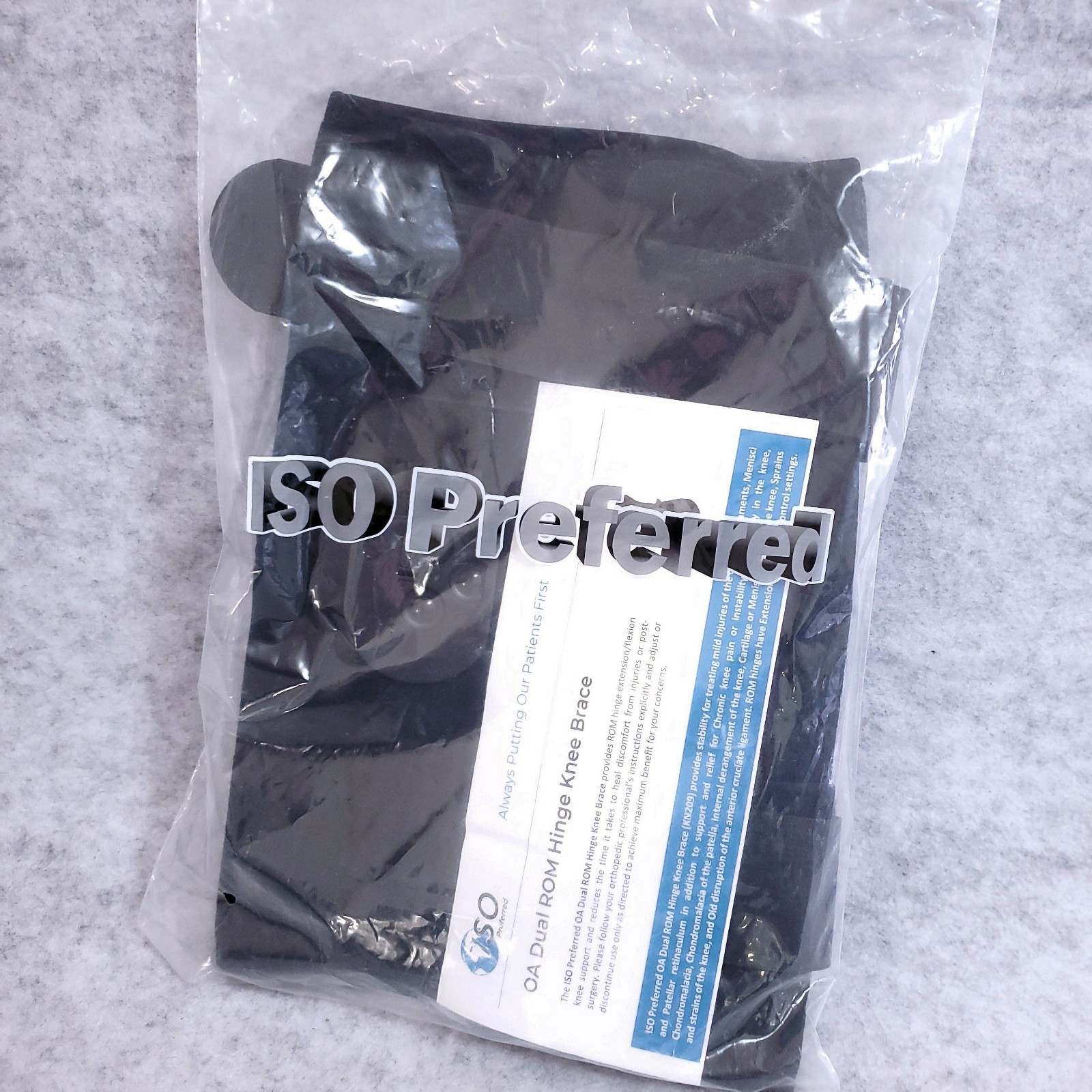 NEW Iso Preferred OA Dual ROM Hinge Knee Brace UNI ISO-KN209 – WRAP