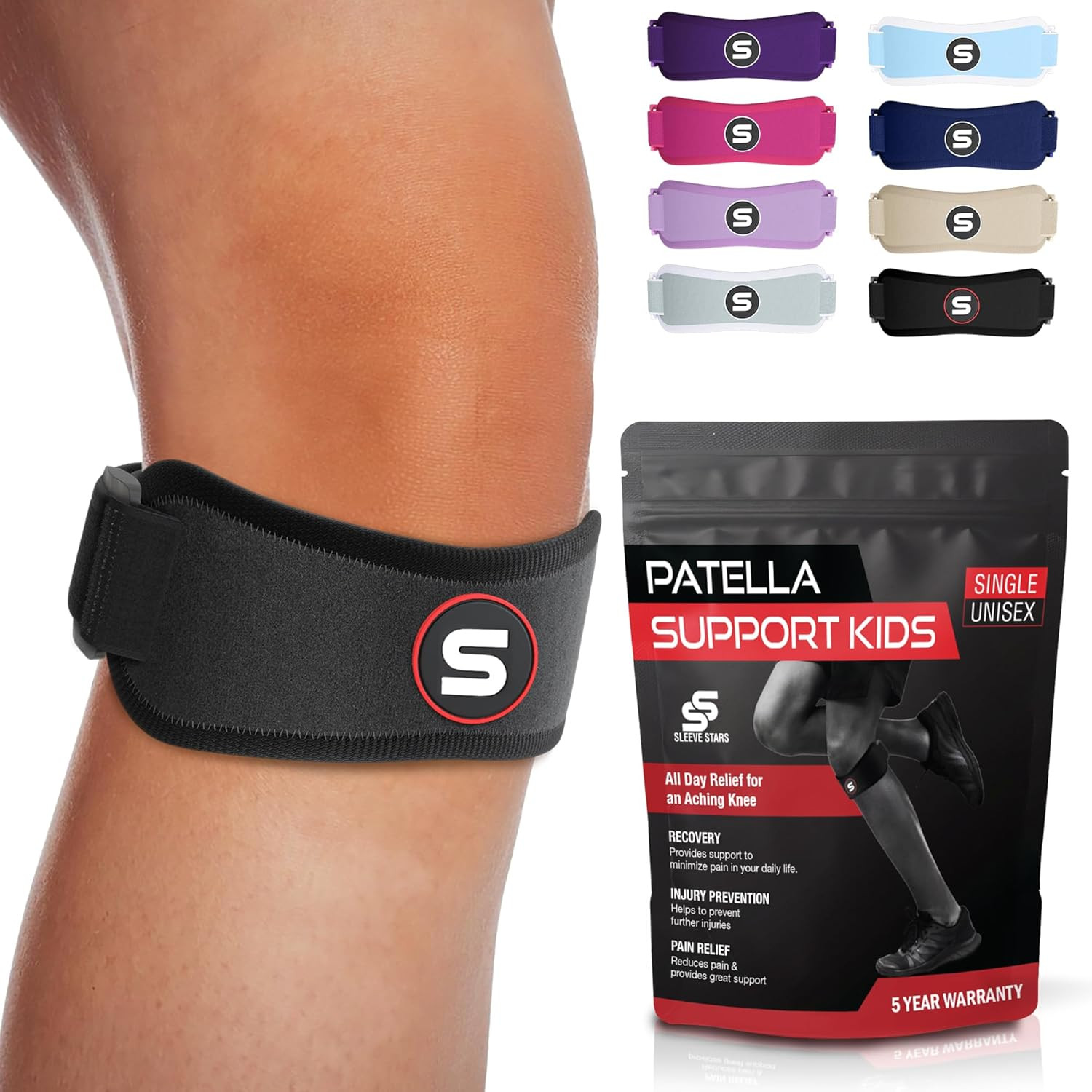 Sleeve Stars Swedish Brand Patellar Tendon Support Strap for Women & Men Effecti