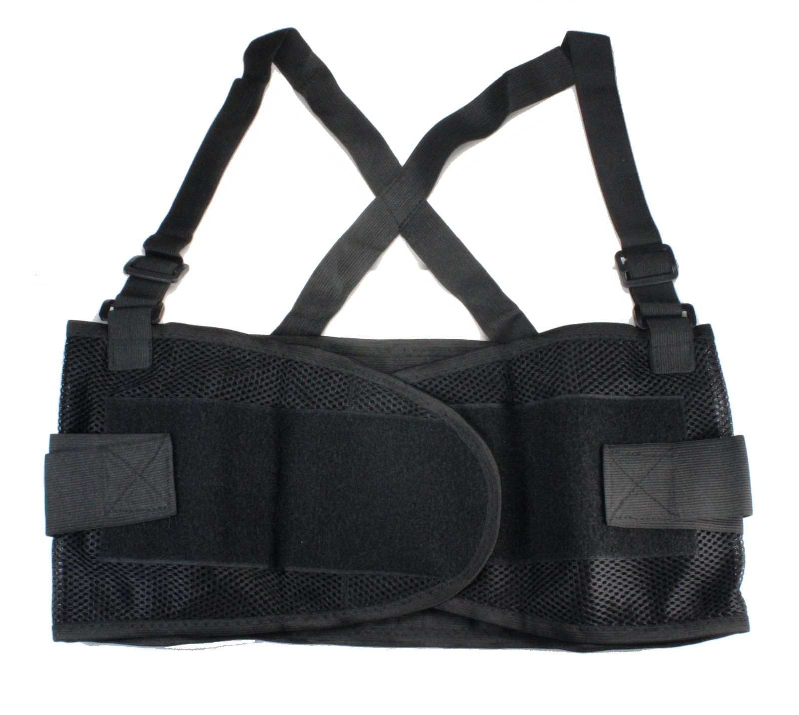 Heavy Duty Weight Lift Lumbar Lower Back Waist Support Belt Brace Suspender Work