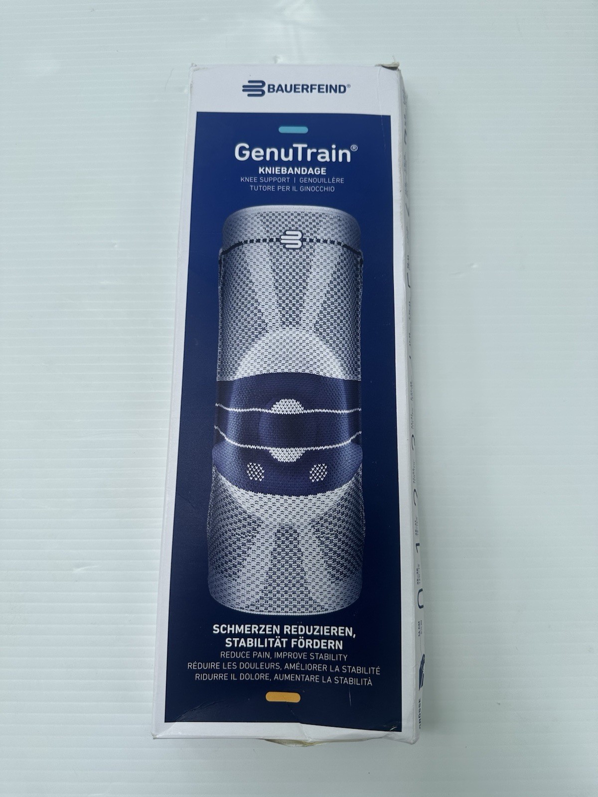 Bauerfeind GenuTrain Knee Support Brace Size 3 Beige New