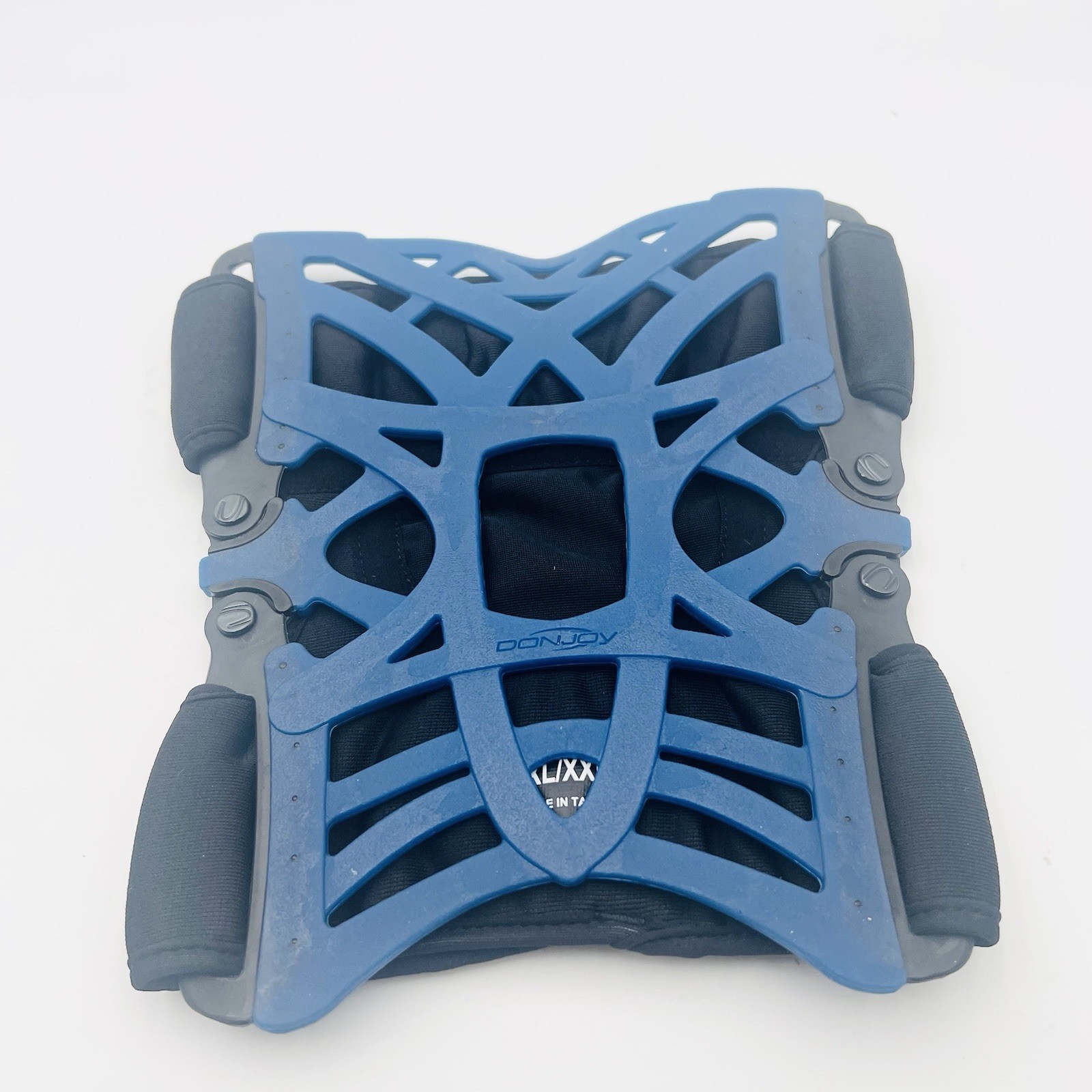 DonJoy Reaction Web Knee Support Brace w/ Compression Undersleeve: Blue, XL/2XL