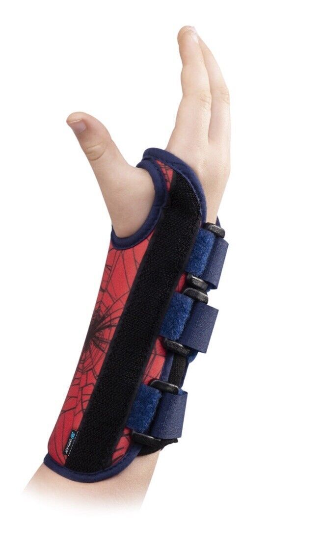 Donjoy Marvel Spiderman Pediatric Left Wrist Brace Cushion Lining & Palm Stay