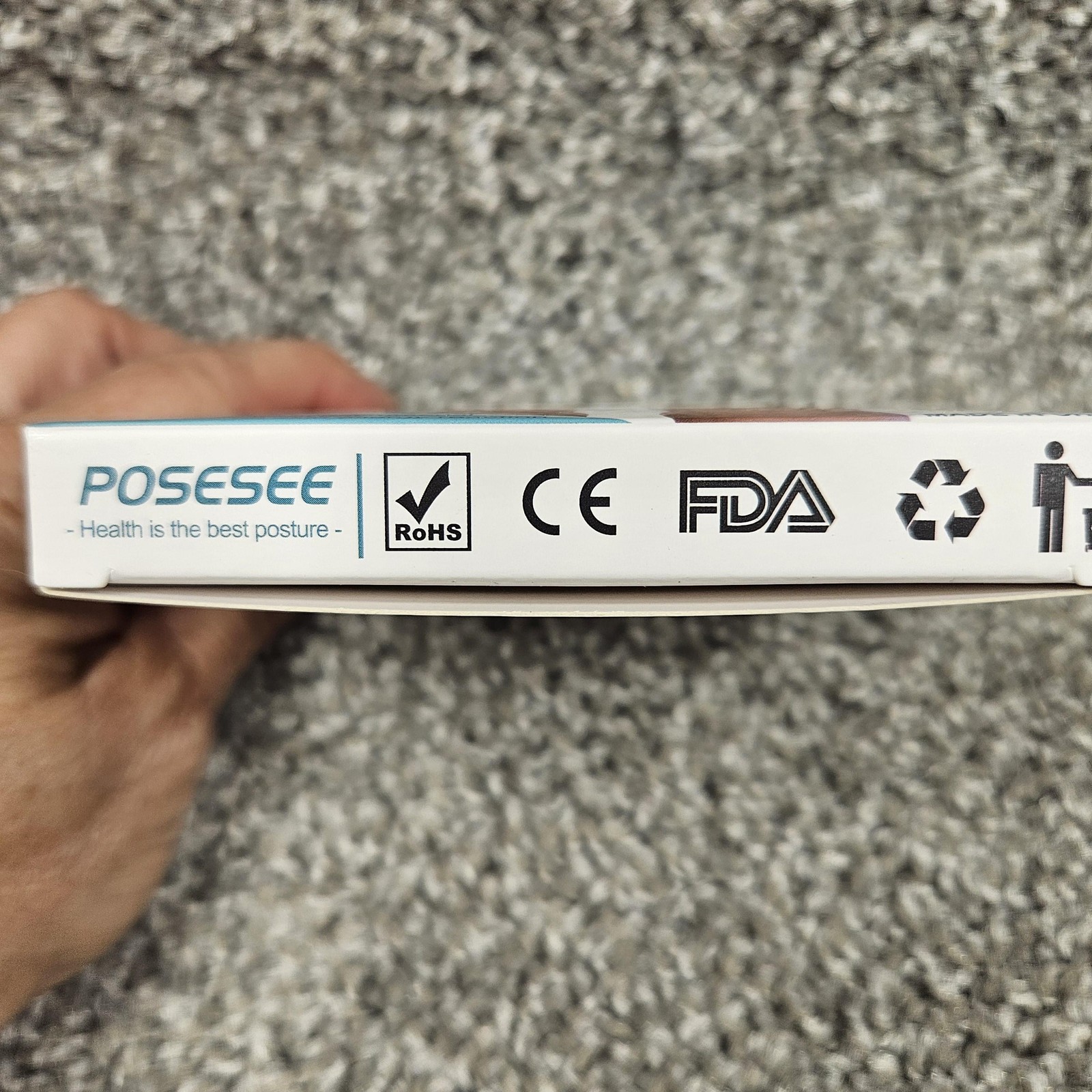 Posesee Bunion Corrector Little Toe Large Gel Pad Foot Brace Pair Latex Free New