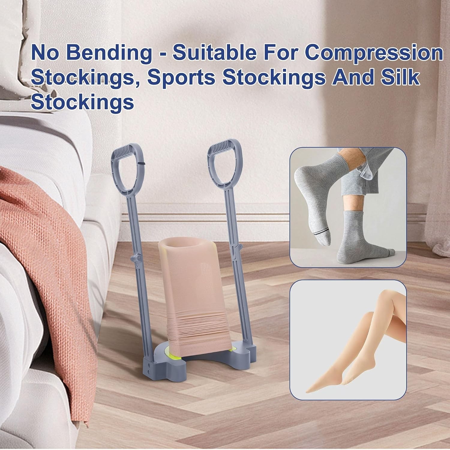 Compression Sock Aid for Easy Donning