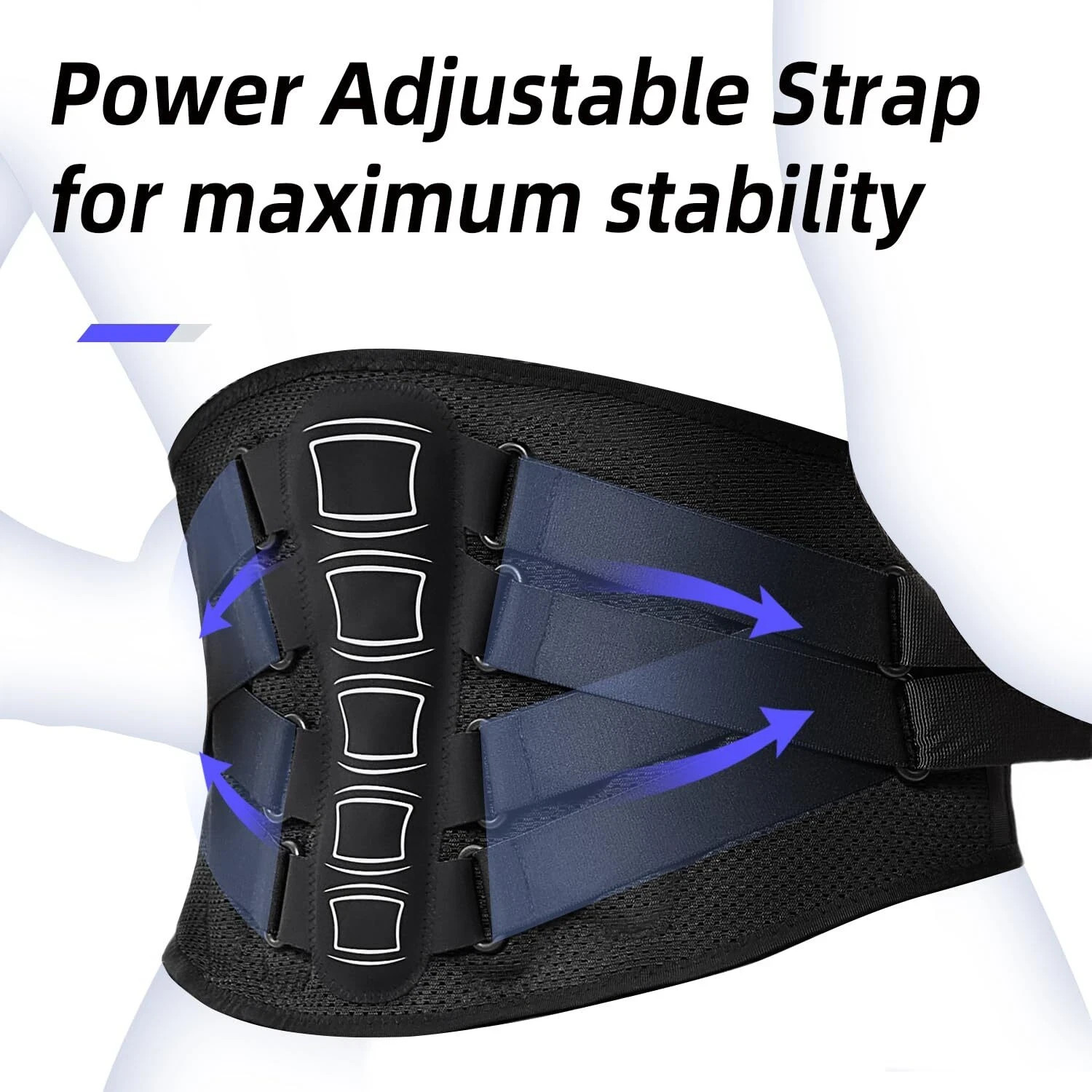 OSK Back Brace for Lower Back Pain Relief with 3D Lumbar Pad,Lumbar Support Belt