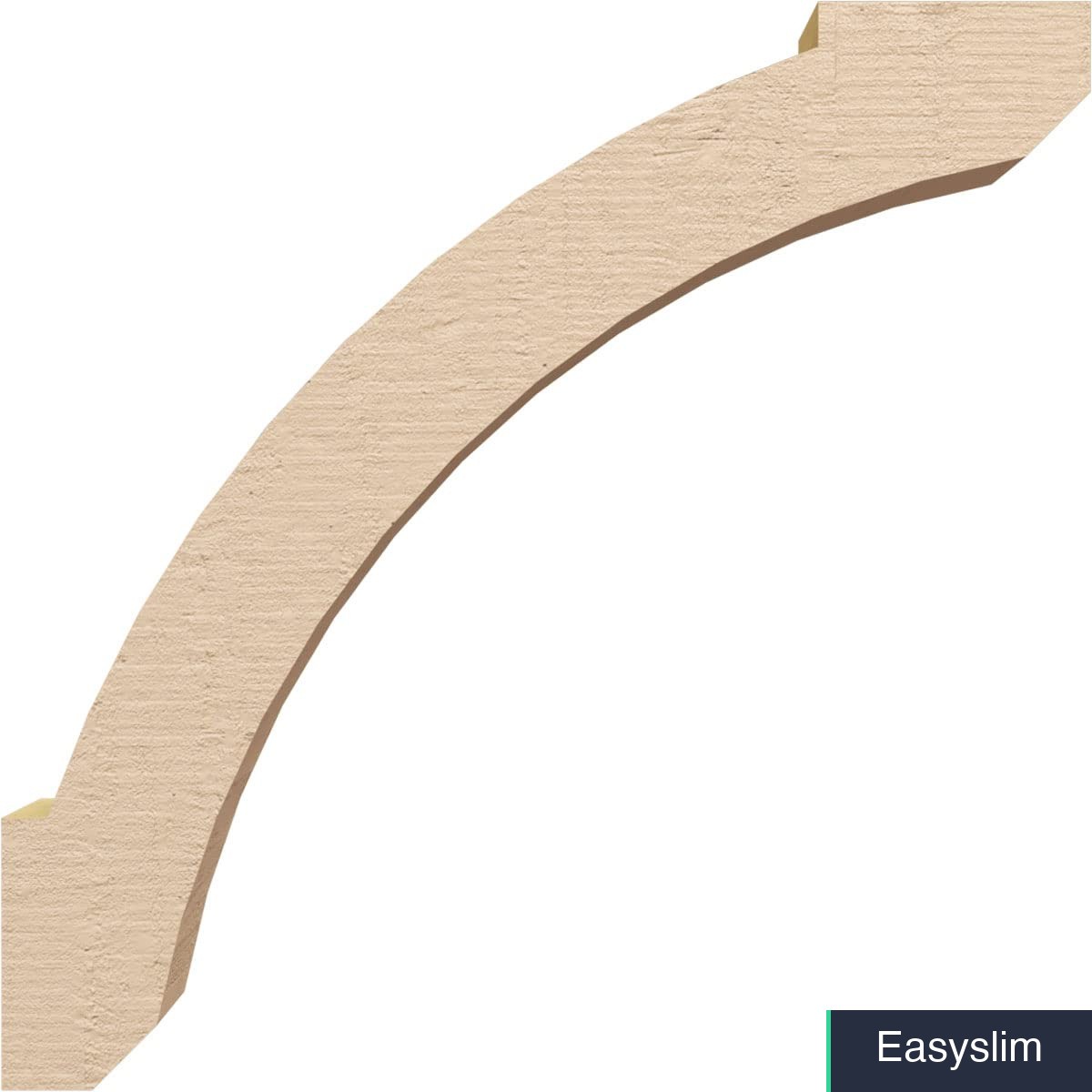 Knee Brace Faux Wood Urethane Primed Tan 3″W x 16″D x 16″H Molded
