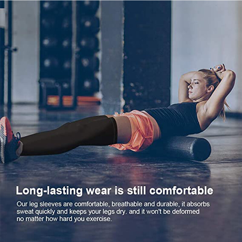 Thigh High Compression Calf Sleeve Stockings Leg Support Pain Relief Men Women