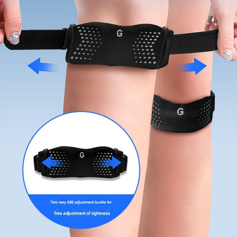 Two Silicone supported Knee Supports Providing Comfort For Joint Relief