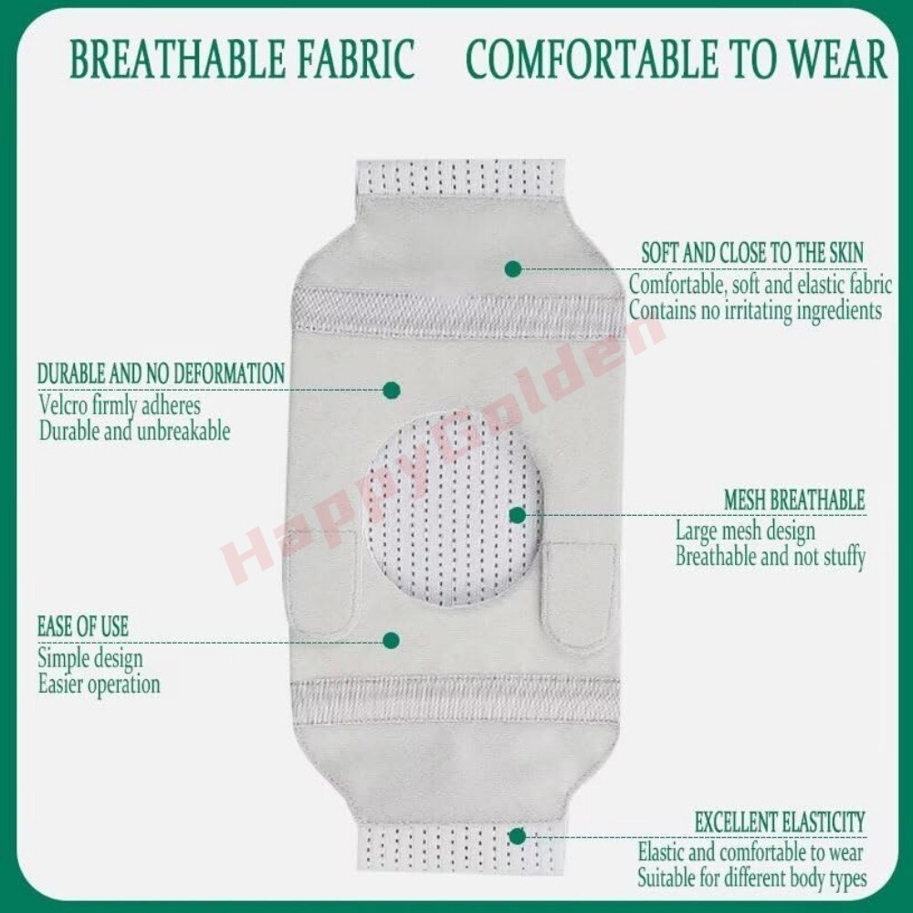 Abdominal Ostomy Belt Adjustable Stoma Support Portable Ileostomy Colostomy Belt