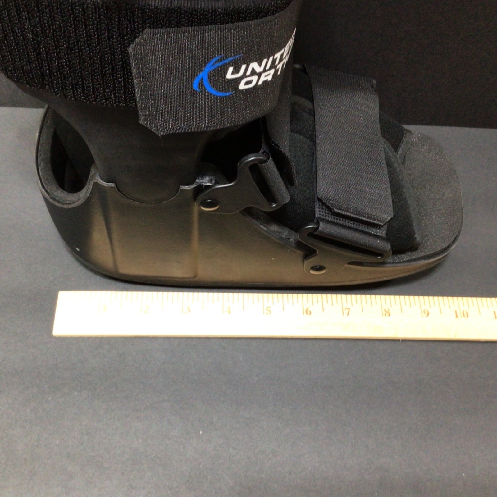 United Ortho Air Stabilizer Ankle Brace adult Small Black Adjustable Support