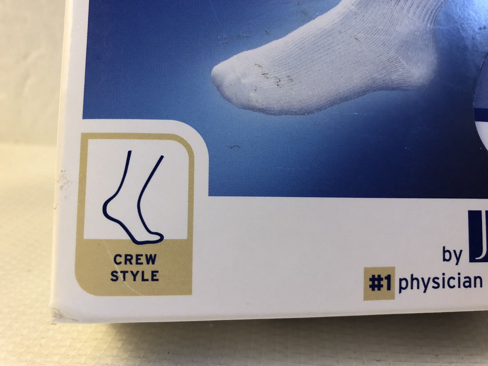 SENSIFOOT DIABETIC SOCK White size SMALL crew 7 9 Woman Men 6 8 Jobst 110836 NEW