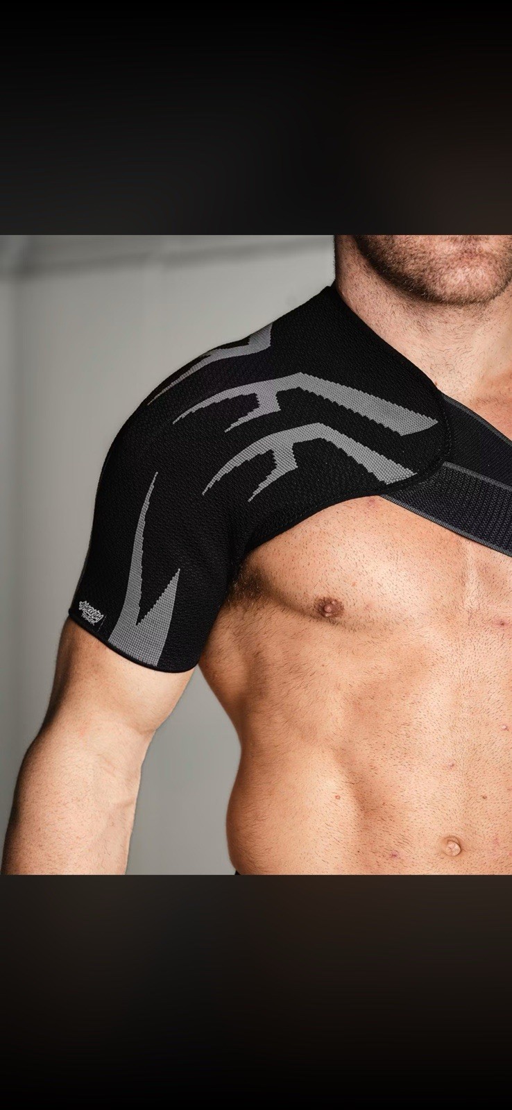 Anaconda Fightwear Shoulder Brace (Large) -Rotator Cuff Compression Support