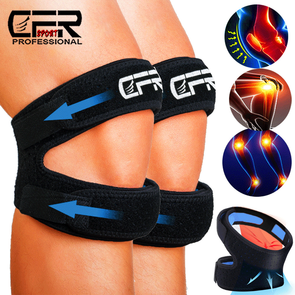 Knee Pain Relief Support Brace Patella Tendon Strap Soccer Basketball Running DS
