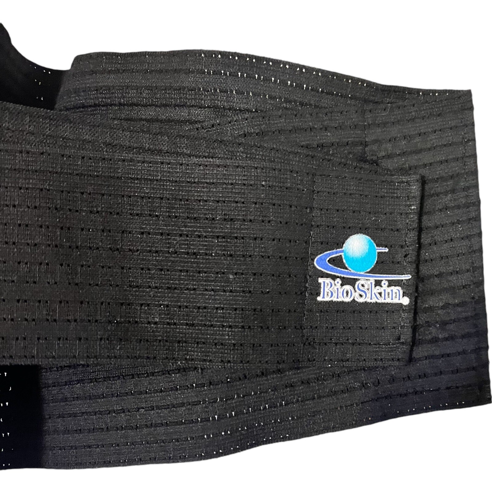 Bio-skin Black Adjustable Back Brace