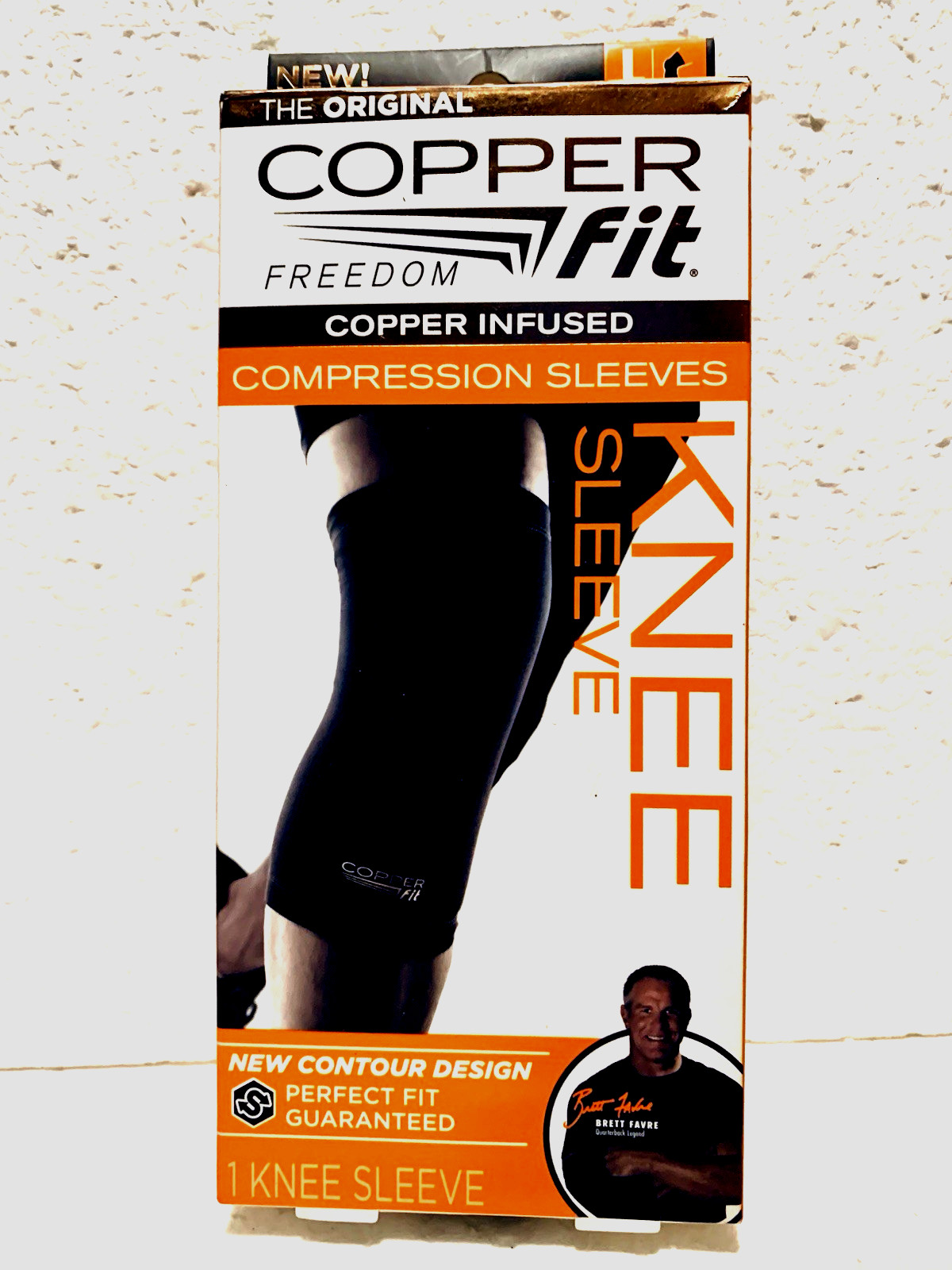 Copper Fit Infused Compression Knee Sleeve MIB worn only once