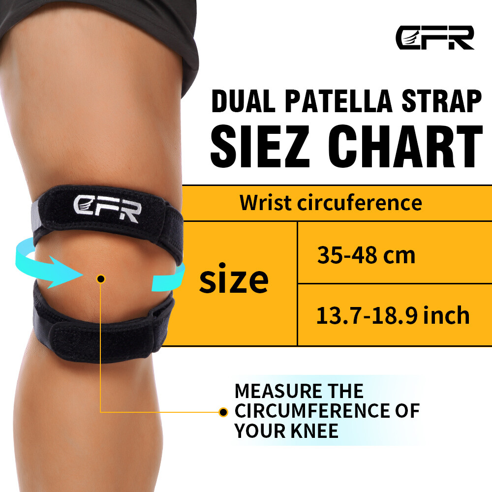 Knee Support Double Strap Pain Relief Stabilizer Patella Tendon Arthritis Brace