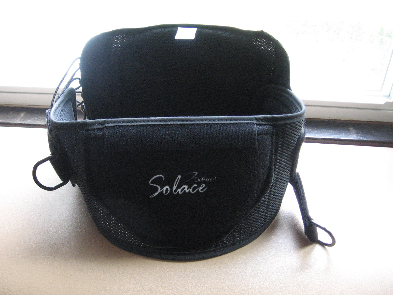 DeRoyal Solace Low Profile Back Support/Brace-size L-brand new-black