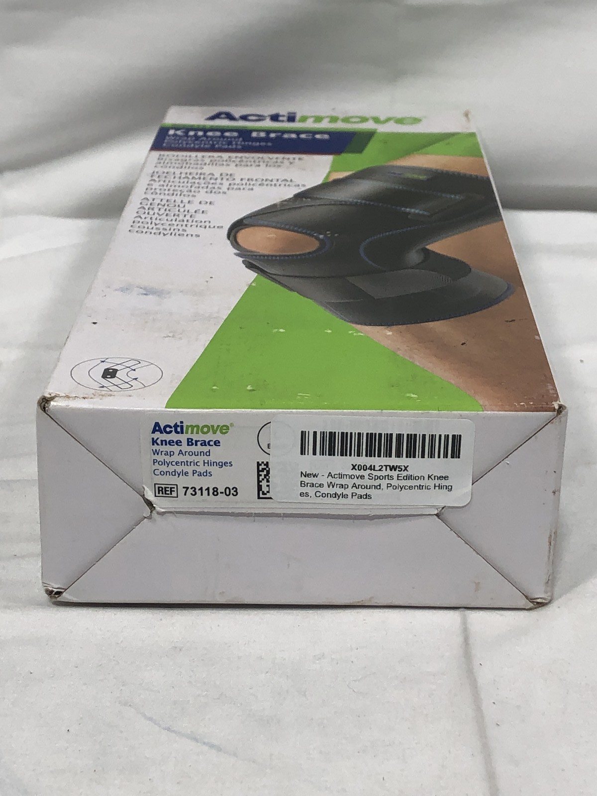 Actimove Sports Edition Knee Brace L Black Wrap Around Polycentric Hinges