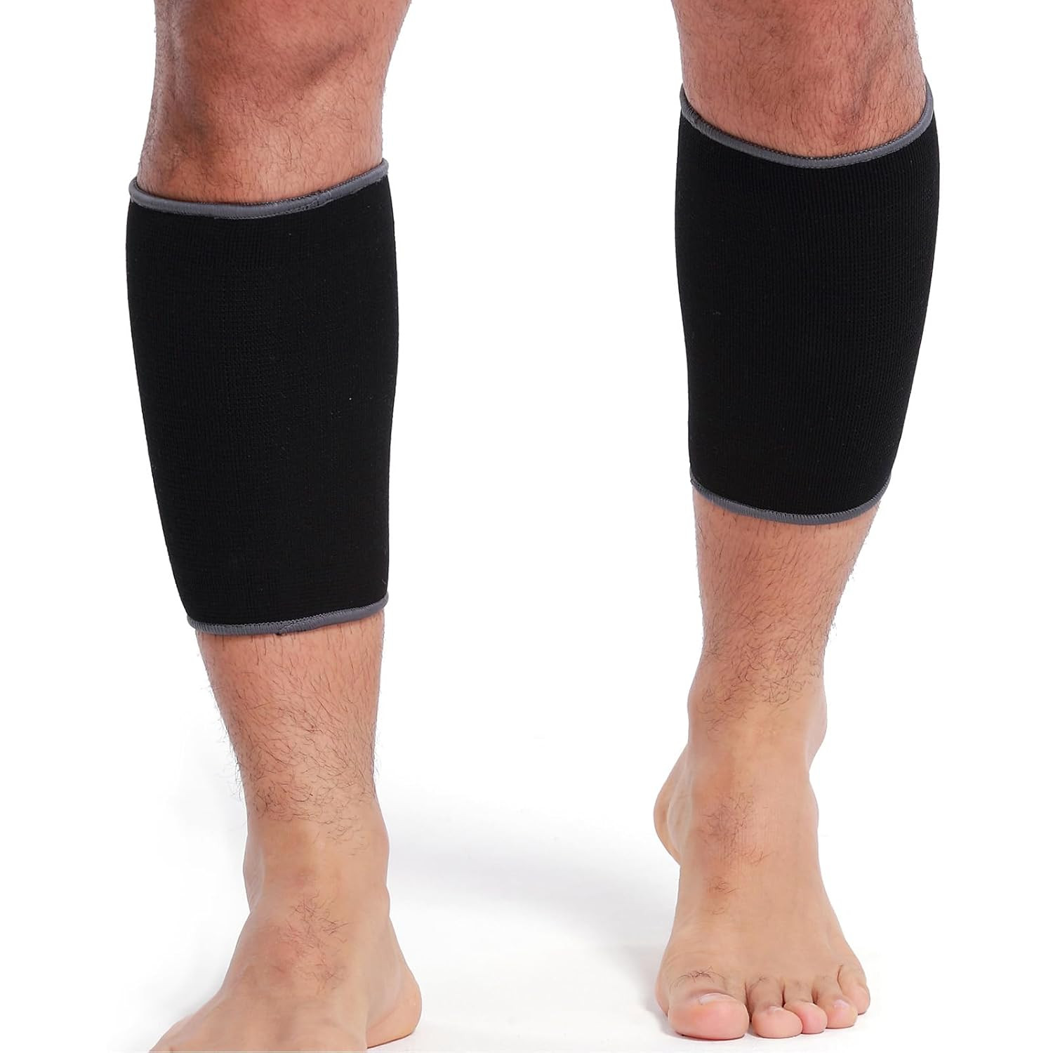 Calf Compression Sleeve for Calves Support or Shin Splint (Black Color, Size M,