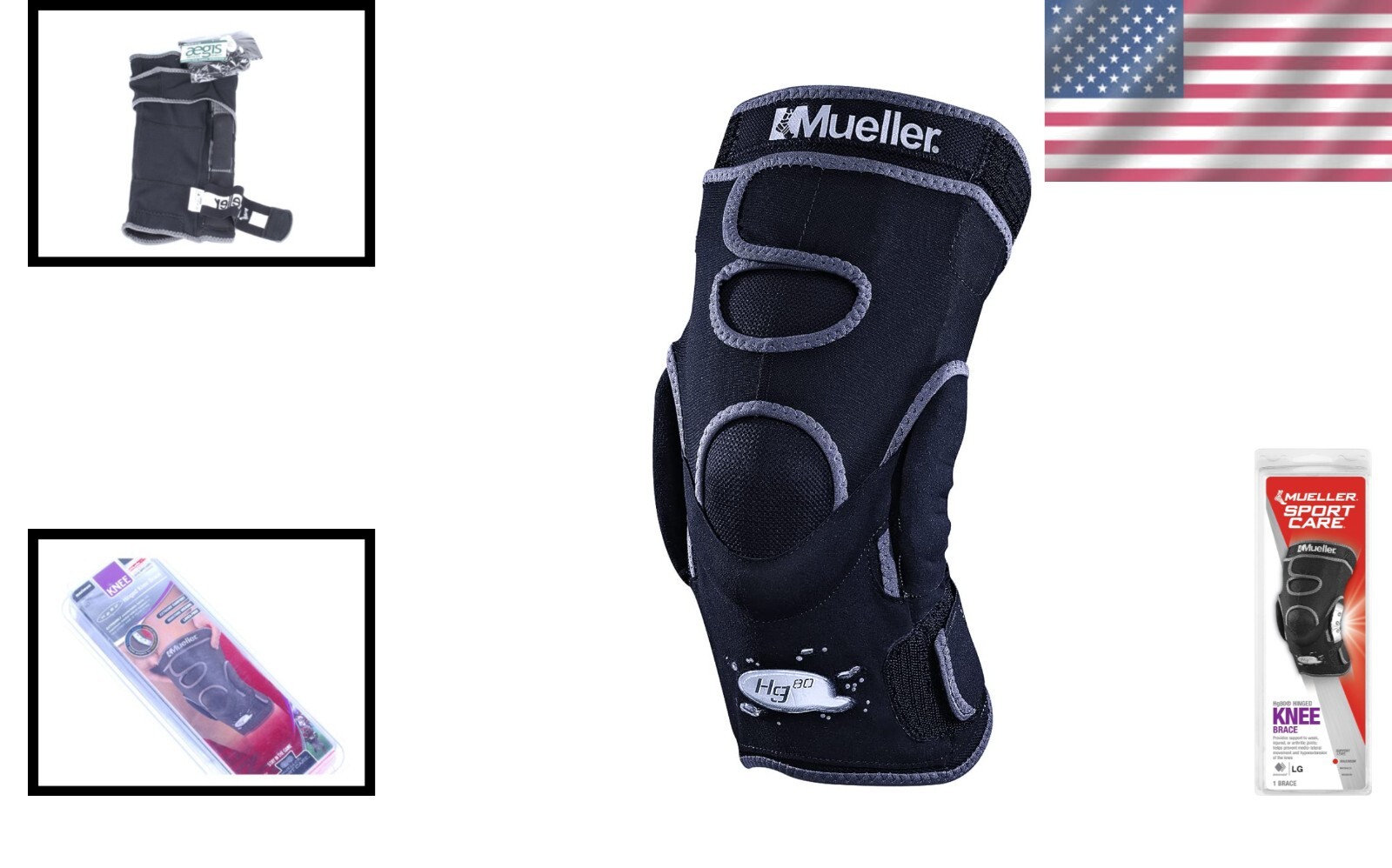 Large Hg80 Hinged Knee Brace – Unisex Pain Relief & Hyperextension Prevention