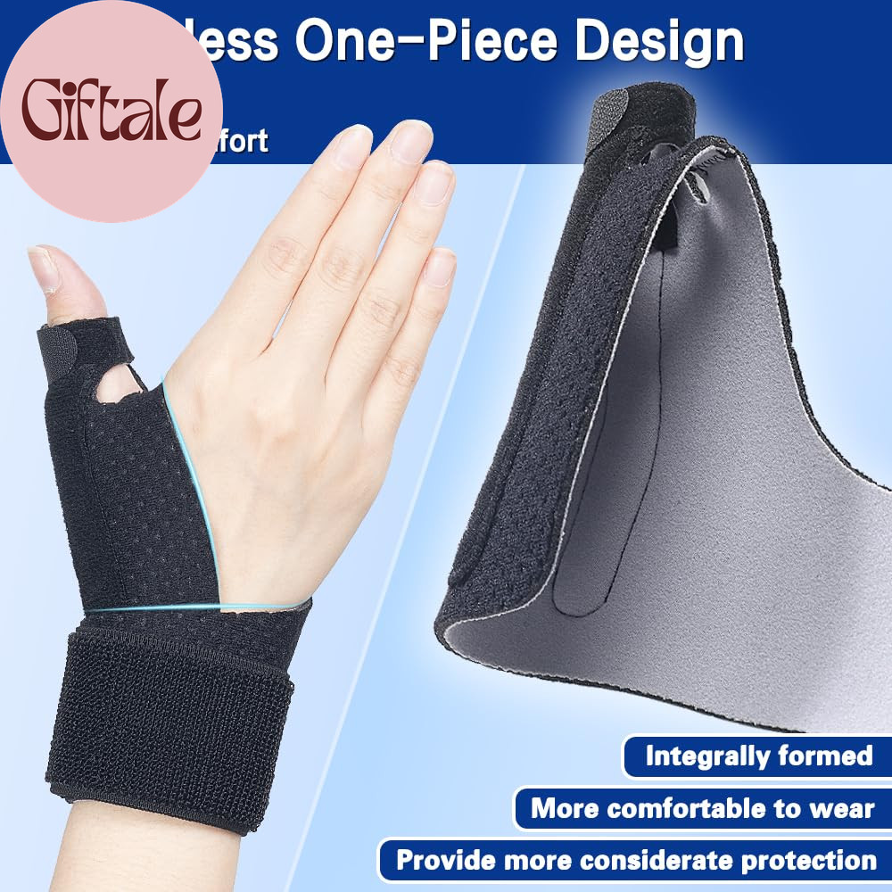 Reversible Thumb & Wrist Stabilizer Splint for Blackberry Thumb, Trigger Finger,