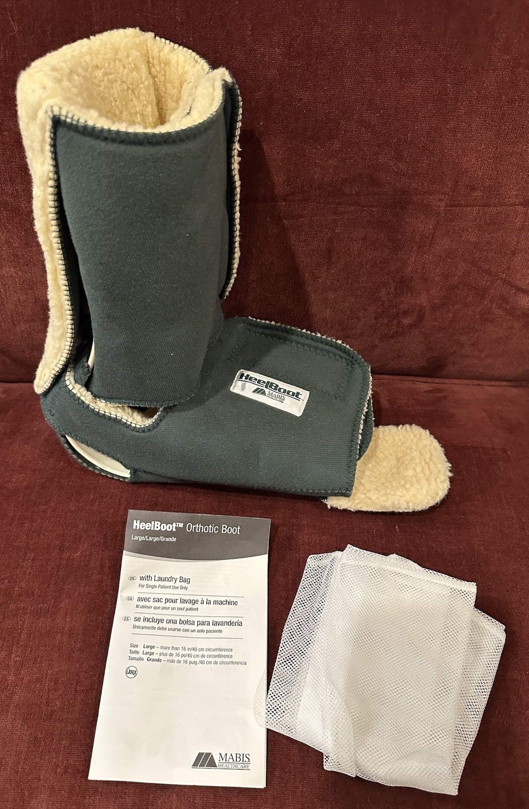 Heelboot Orthotic Boot – LARGE – Used – Good Condition!