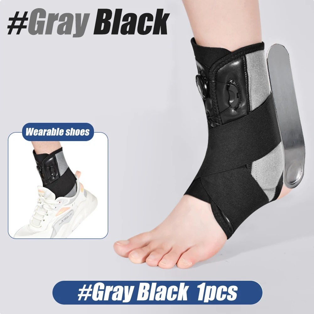Adjustable Lace-Up Ankle Brace Support for Men & Women Injury Recovery
