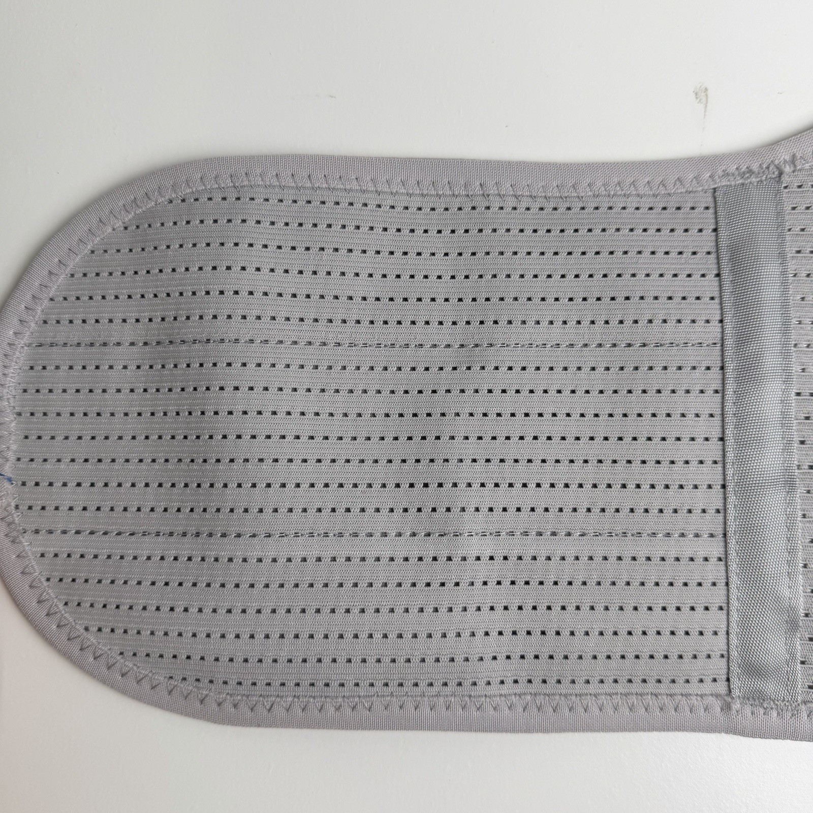 2XL Lumbar Back Support Brace Gray Adjustable Compression Belt Breathable 46”