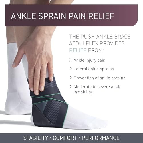 PUSH med Ankle Brace Aequi Flex Support for Ankle Sprain Left Size 1