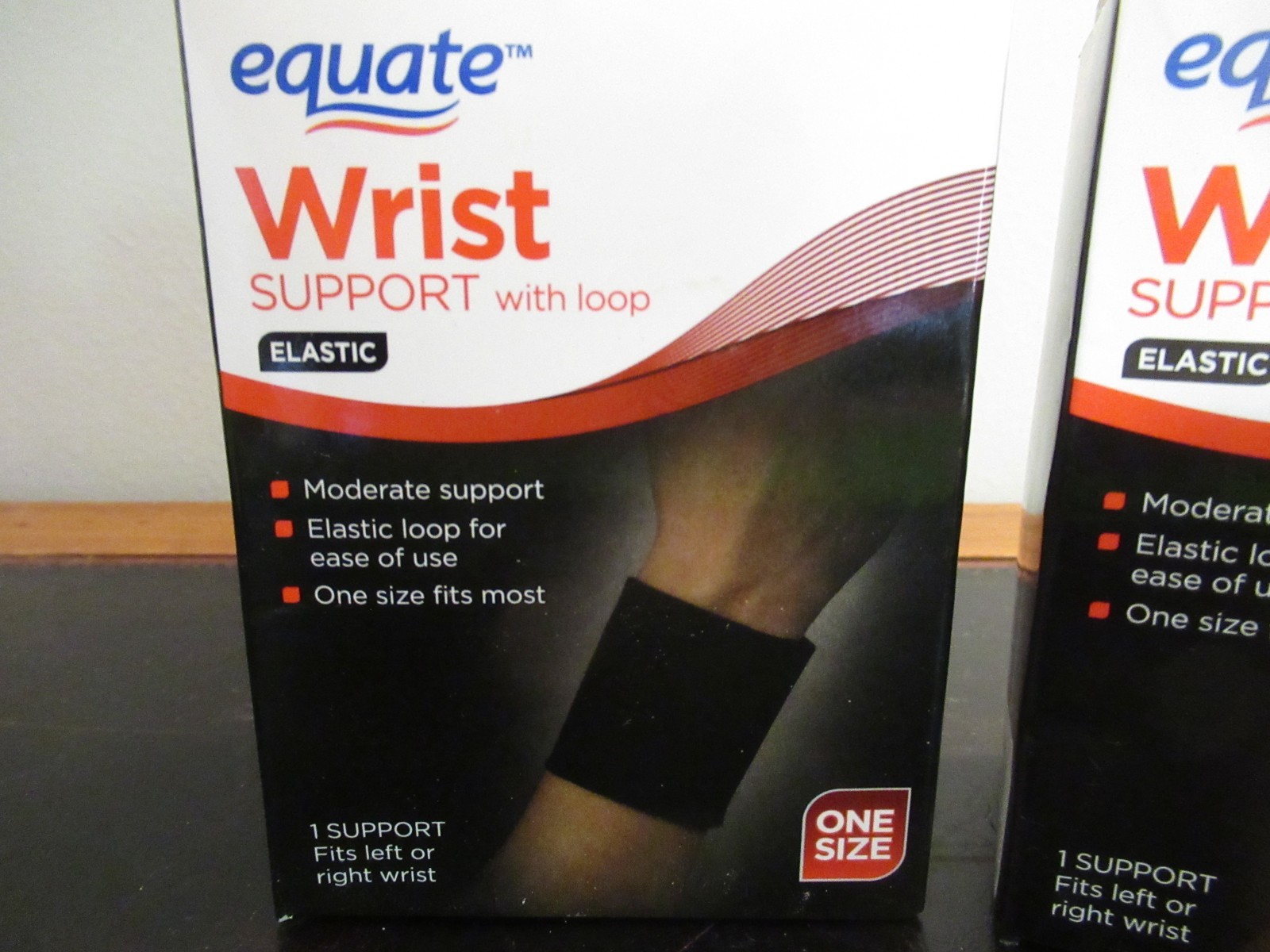 Wrist Support Elastic Fits Left or Right Lot of 2 New in Pack Free USA Shipping