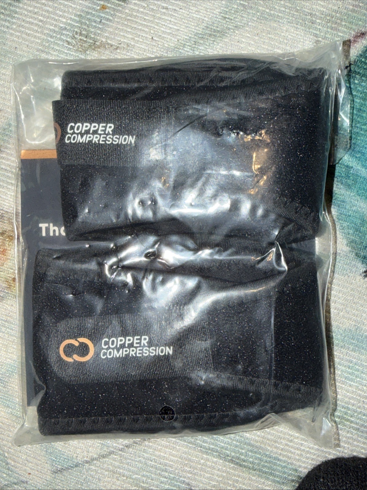 Genuine and Copper Compression Arch Support New Sealed 1 Pair Black Works Well