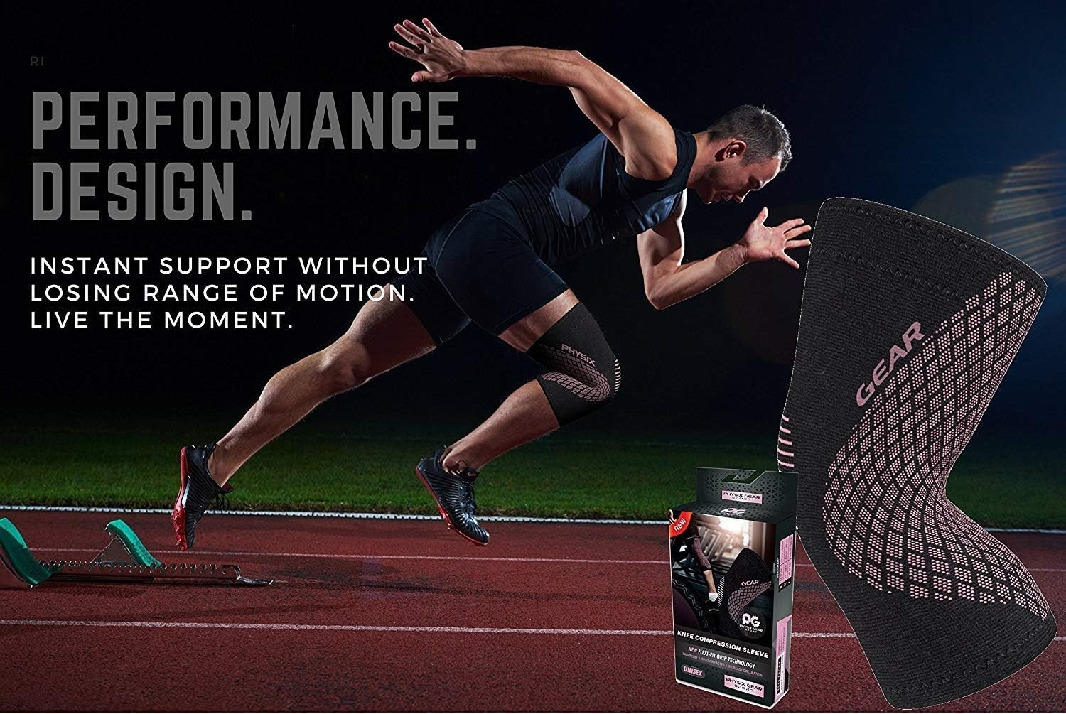 Physix Gear XXL Knee Compression Sleeve – Ultimate Support for Active Lifestyles